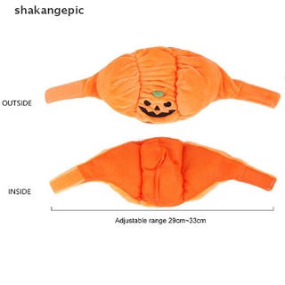 [shakangepic] lindo sombrero de calabaza de halloween para mascotas, disfraz de cosplay