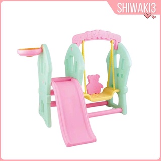 [Shiwaki3] Barbie Swing Slide Set Playset Niños Divertido Pretender Juego De Juguete