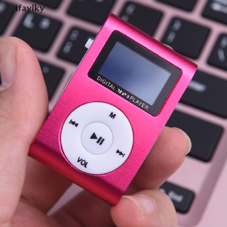[Ifaylky] Portable Mini USB Digital MP3 Player LCD Screen Support 32GB Micro SD TF Card NYGP