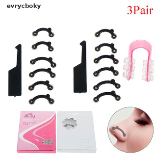 evrycboky 3 tamaños en 1 nariz arriba levantamiento con clip de la nariz remodelador corrector facial kit de herramientas mx