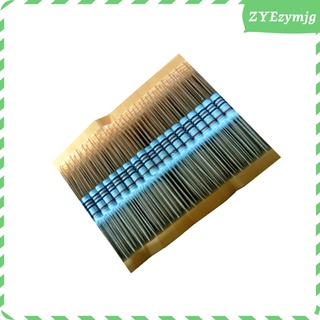 50PCS 2W Metal Film Resistor 1% 100 Ohm 5 Colour Bands (5)