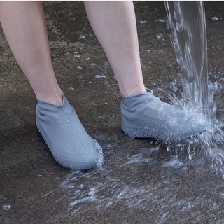 Crosail Funda impermeable de silicona para zapatos Botas de lluvia para exteriores Antideslizantes Niños y adultos (9)