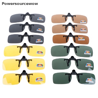 Powersourcewow lentes polarizados con Clip de visión nocturna con Clip/lentes de conducción/lentes de sol MY