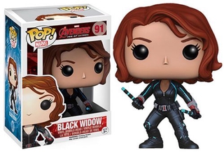 FUNKO POP 91 Black Widow Marvel Avengers Age Of Ultron Figure Black Widow Figure Toy
