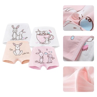 Bóxer ropa interior De algodón con estampado De conejo Para niños/niñas (8)