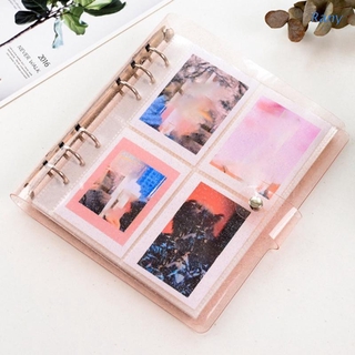 Rany 200 bolsillos PVC portátil álbum de fotos Jelly Color para tarjeta de nombre 7s 8 25 50s álbum intersticial caso
