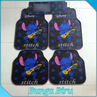Negro BiRu importación StiTcH alfombra de coche
