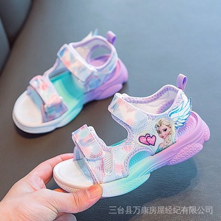 Zapatos De Las Niñas 2022 Niños De La Moda Todo-Partido Princesa Pequeñas Elsa Frozen Sandalias De cxbstxwkf.my4.23 (4)