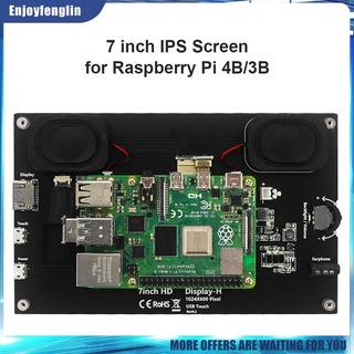 (Enjoyfenglin) Kit de módulo de Monitor de pantalla táctil IPS de 7 pulgadas para Raspberry Pi 4B/3B
