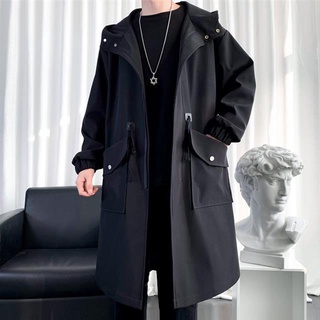 (Envío gratis) gabardina Alemana de diseño de alto grado Freed street Ruan abrigo atractivo para hombre 2021 nuevo estil (7)