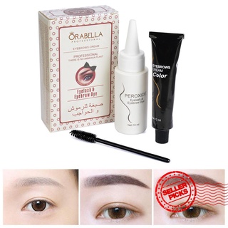 crema de tinte de pestañas de cejas larga duración maquillaje de ojos tinte máscara potenciador de cejas impermeable s8i3