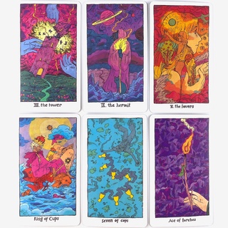 The Cosmic Slumber Tarot Deck Divination Tarot Cards Game for Family Party Game (6)
