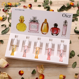 vip 5 unids/set 3ml ligero perfume traje coco adicto colorido duradero mini viaje mujeres exquisita caja de regalo (1)