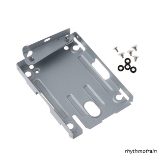 rhythmofrain unidad de disco duro hdd base bandeja soporte de montaje para playstation 3 ps3 slim s 4000 con tornillos