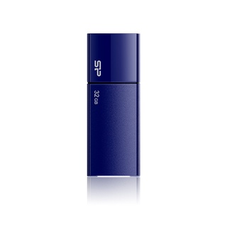 Memoria USB 32 GB Silicon Power U05 Retractil Almacenamiento Color Azul