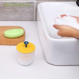 BROTHERZE Respirable Fabricante de espuma Champú Herramienta de limpieza facial Taza de espuma Portátil Limpiador Facial Burbujeador PÁGINAS Gel de baño Espumador manual/Multicolor