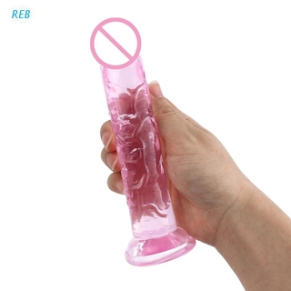 REB Realistic Dildo with Suction Cup Masturbating Adult Sex Toy for Lesbian Women