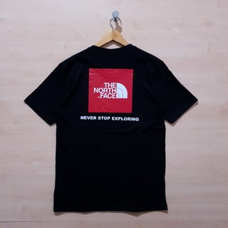 The North Face Box camiseta roja negra | Kaos camiseta THE NORTH FACE BOX rojo TEE negro