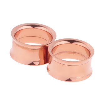 tornillo de oro rosa en acero inoxidable strech kit de oreja carne túnel tapón piercing joyería (6)