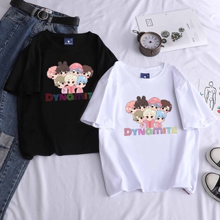 【Ready Stock】 BTS BTS Cartoon TinyTAN Summer Harajuku Women's Short Sleeve T-Shirt