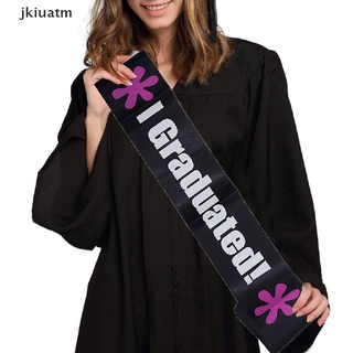 Jkiuatm 2021 Graduate Boy Girl Satin High School College Graduation Party Decoration MX (1)