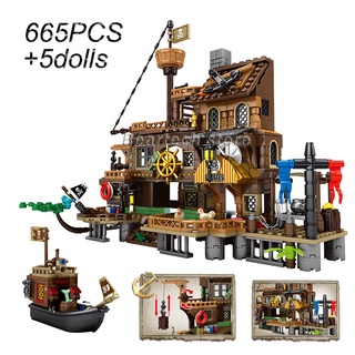 la aventura pirata barco lego bloques de construcción juguetes niños creador ideas ladrillos niños regalos (1)