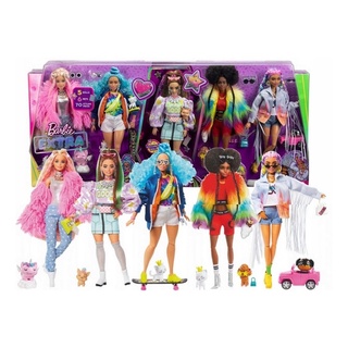 Barbie Extra Pack 5 Muñecas 70 Accesorios Mattel