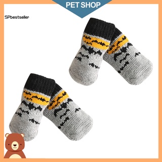 SPbestseller transpirable gatito calcetines cortos mascotas perros gatos calcetines cortos cómodos para navidad (1)