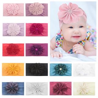 Diadema Elástica De flores elásticas Para bebés/niñas/accesorios Para el cabello