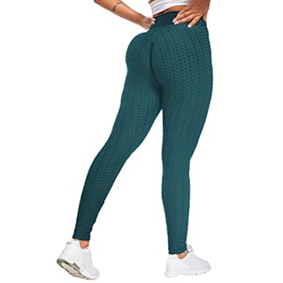 leggings sin costuras de cintura alta push up jacquard mujeres deportes apretado pantalones de yoga