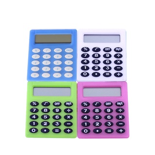 cos mini calculadora electrónica portátil de color caramelo calculadora de bolsillo para estudiantes suministros de uso escolar