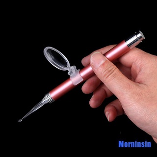 [morninsin]linterna LED pick Baby Ear Wax Cleaner endoscopio Penlight cuchara herramienta