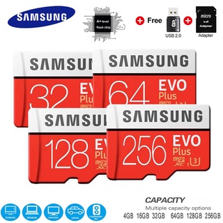 Samsung TF SD tarjetas Trans Flash Microsd tarjeta de memoria Micro SD 4GB 16GB-512G SDHC SDXC grado EVO+ clase 10 C10 UHS