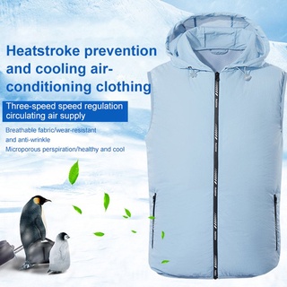 {Fa} chaleco de enfriamiento para hombre/chaleco de carga USB para hombre/aire acondicionado/ropa