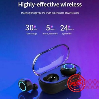 ATTRACTER Wireless Bluetooth Headset Touch Screen Sports Bluetooth Earphone Y5S0