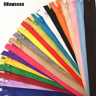 Onewseen 20 pzs cierres De 45 cm/largas/colores/colores/De colores Para coser De la Bobina De nailon