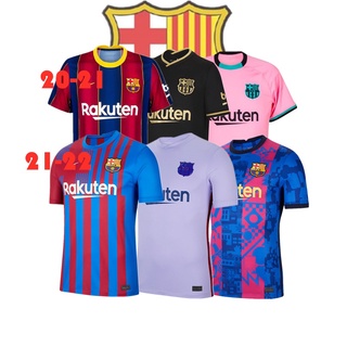 High Quality 2021-2022 Barcelona Jersey Red Blue Home soccer Jersey Away Third Football jersey Training shirt for Men Adults