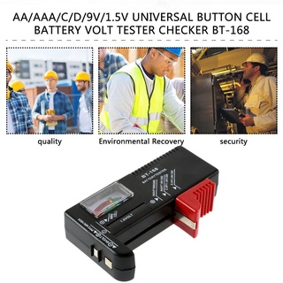 AA/AAA/C/D/9V/1.5V - comprobador de batería de botón Universal BT-168
