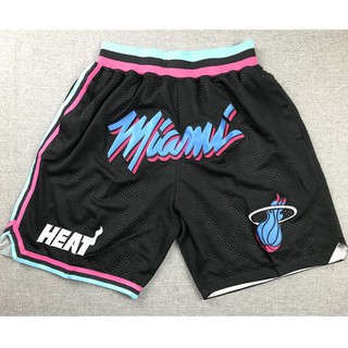 NBA Shorts Miami Heat Sports shorts black Pocket version