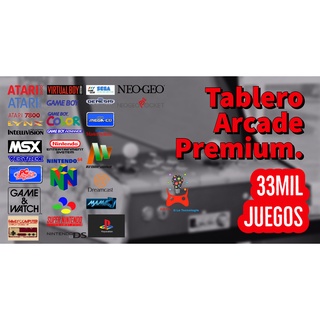 Tablero Arcade Retro Premium