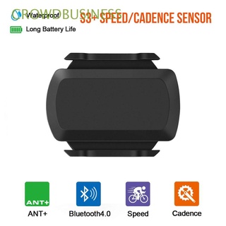 CROWDBUSINESS Bluetooth 4.0 Sensor de cadencia Inalámbrico Velocímetro de bicicleta Sensor de velocidad de bicicleta ANT + BT Cadencia de velocidad Accesorios para bicicletas 2 en 1 S3 + Sensor Sensor dual/Multicolor