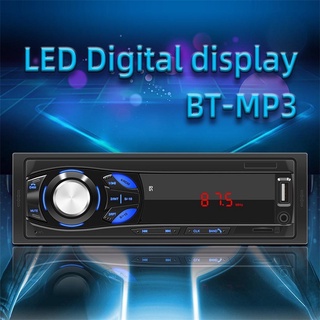 Reproductor De radio De automóvil Multifuncional reproductor Mp3 De múltiples medios manos libres Bluetooth pantalla Led Mp3 Tf U Disk Fm 12v 1044