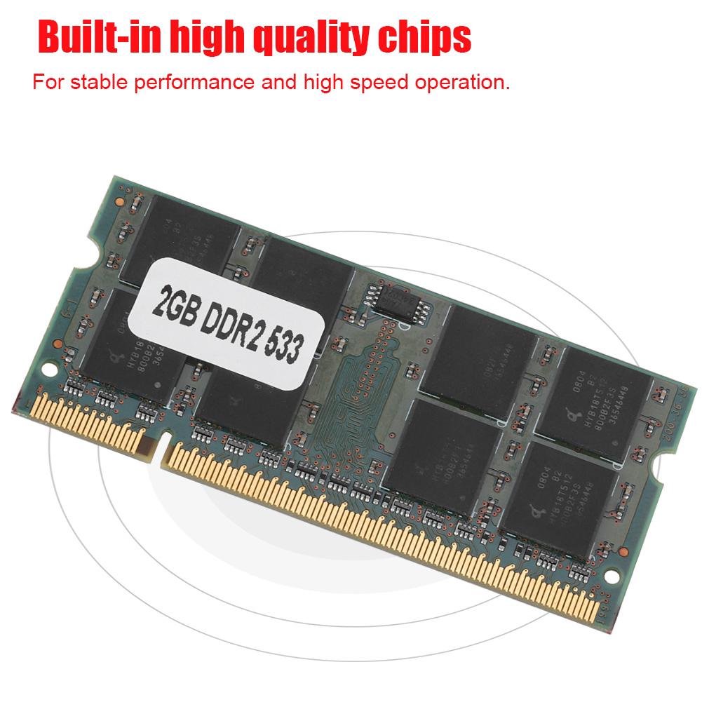 DDR2 533MHz 2GB DDR2 533MHz 200Pin para Laptop placa base (4)