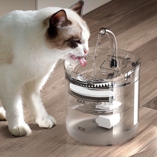 dispensador de agua automático para gatos que circulan filtración transparente pet dispensador de agua bomba de agua silencio gato y perro alimentación de agua necesidades diarias