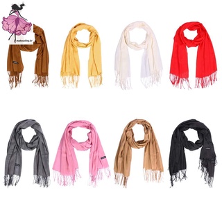 Bufanda larga para mujer color sólido invierno decoración Casual 245727