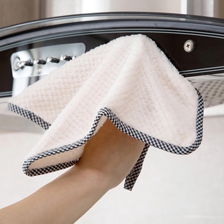 Dish Cloth Rags Household Cleaning Towels Absorbent Rags C5X9 (6)