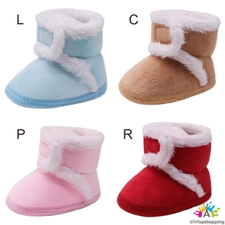 Bebé niño niña botas de algodón recién nacido zapatos Casual (3)