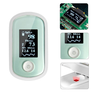 oxímetro de pulso bluetooth de la yema del dedo oled pantalla digital de oxígeno en sangre monitor de saturación de frecuencia cardíaca spo2 pi detector (4)