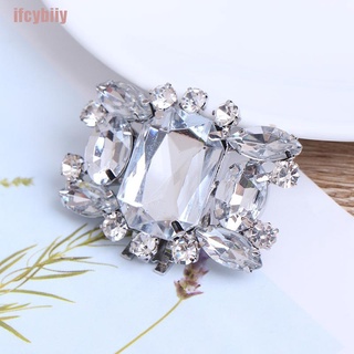 ifcybiiy 1Pc zapatos de mujer decoración de diamantes de imitación de aleación Clips elegantes hebillas LXA