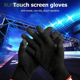 RUIYUAN for Mobile Phone Gaming Finger Gloves Non-slip Fingertip Gloves Gaming Thumb Sleeve Game Controller Games Accessories Hand Cover Non-Scratch for PUBG Finger Sleeve Game Finger Cover/Multicolor